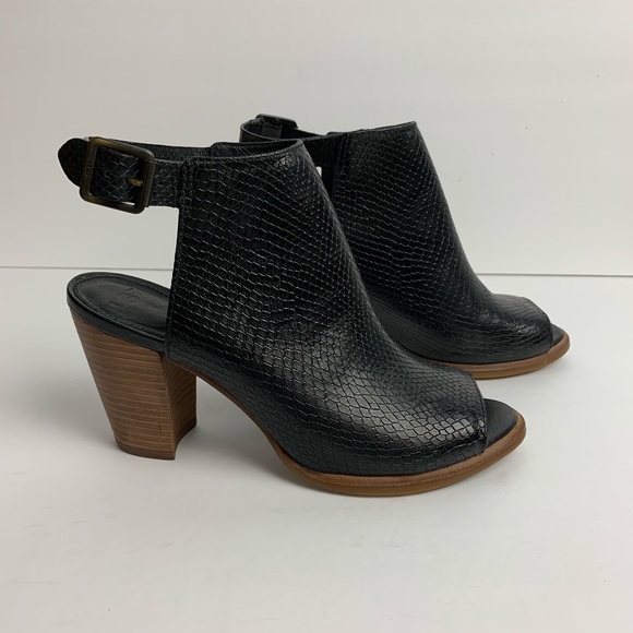 UGG Shoes - UGG Peep Toe High Heeled Mules